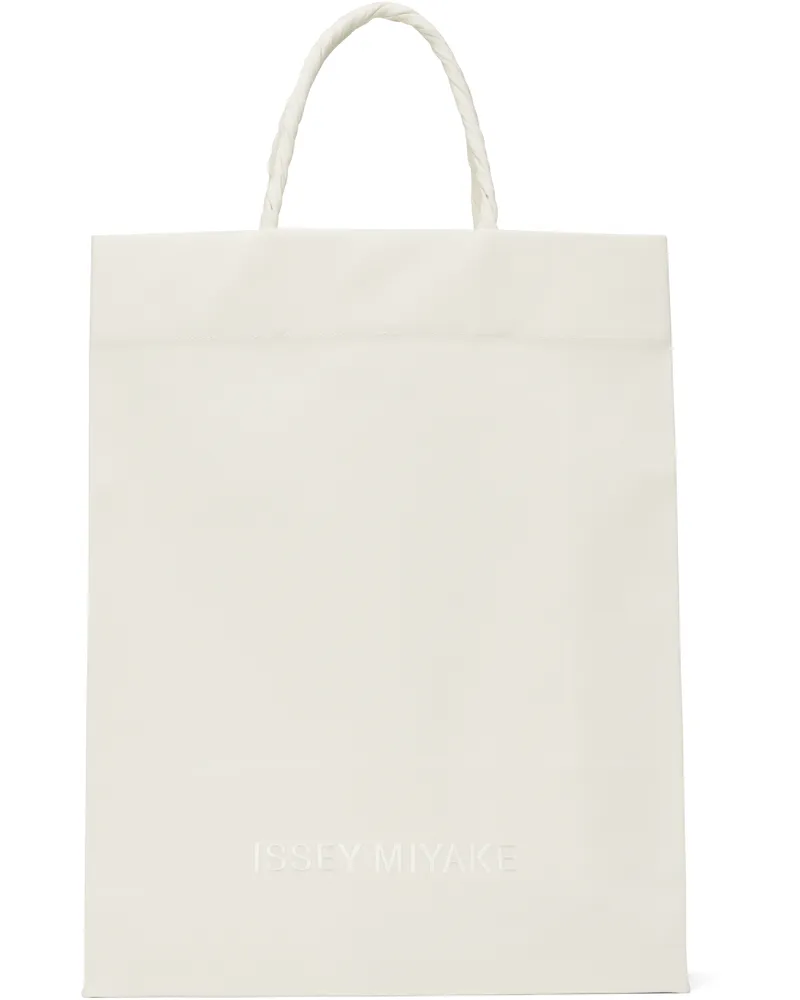 Issey Miyake White Paper Tote 06
