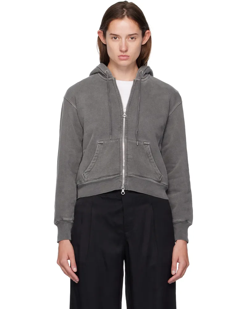 Our Legacy Gray Mischief Hoodie Worn
