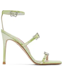 Sophia Webster Green Venus Heeled Sandal Mint