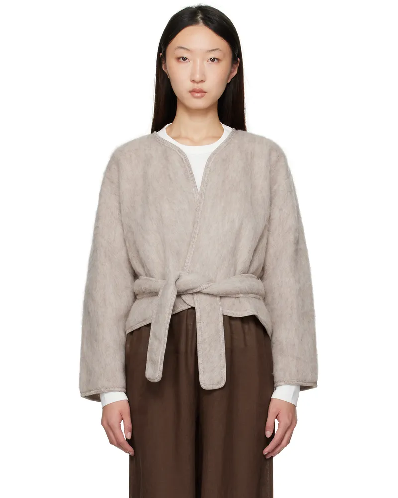 Baserange Taupe Capas Jacket Sahara