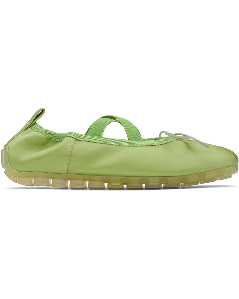 Simone Rocha Green Grip Ballerina Flats Matcha