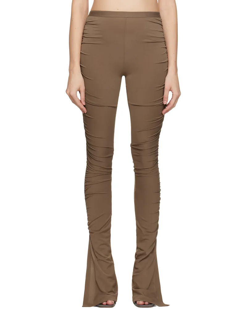 Rick Owens Lilies Tan Porterville Svita Leggings 164