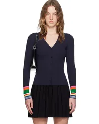 STAUD Navy Cargo Cardigan Nvmt