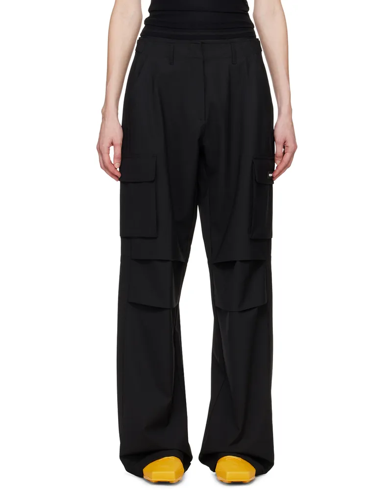 COPERNI Black Tailored Cargo Pants Black