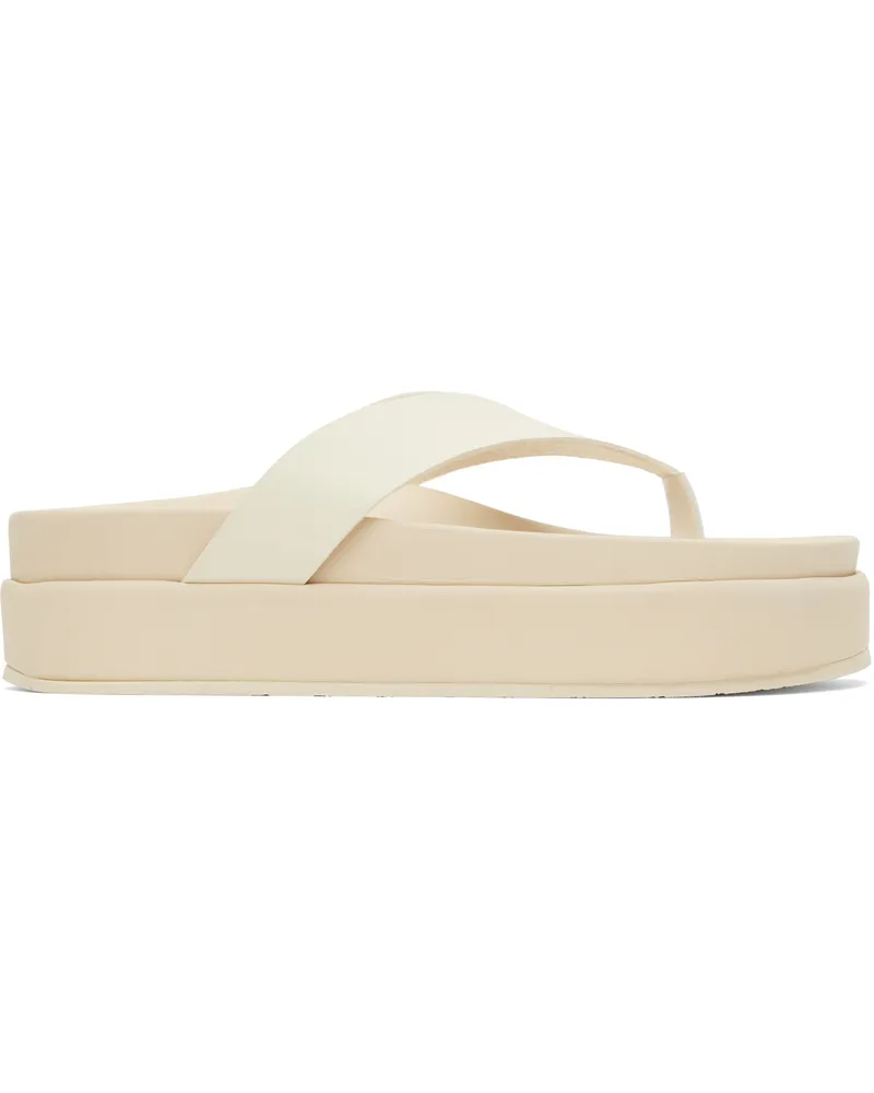Ancient Greek Sandals Off-White Charys 2flatform Flip-Flops Off