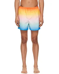 Casablanca Paris Multicolor Gradient Swim Shorts Gradient