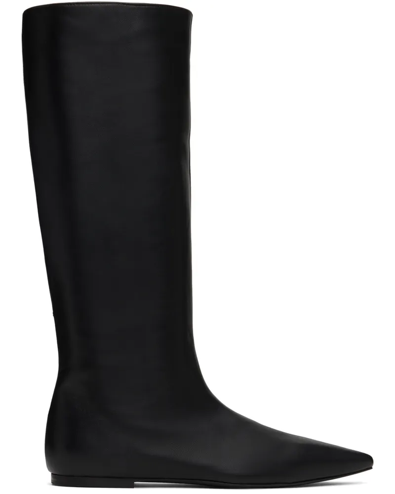 La Collection Black Magnolia Boots Black