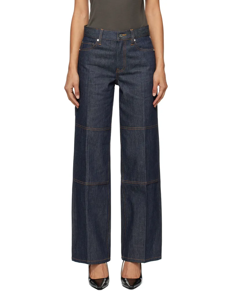 Helmut Lang Indigo Zip Carpenter Jeans Rnw