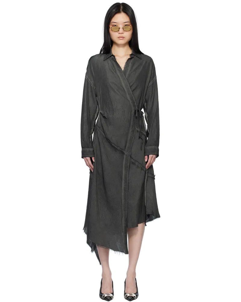 Diesel Gray D-Raven-Q1 Midi Dress 9xx