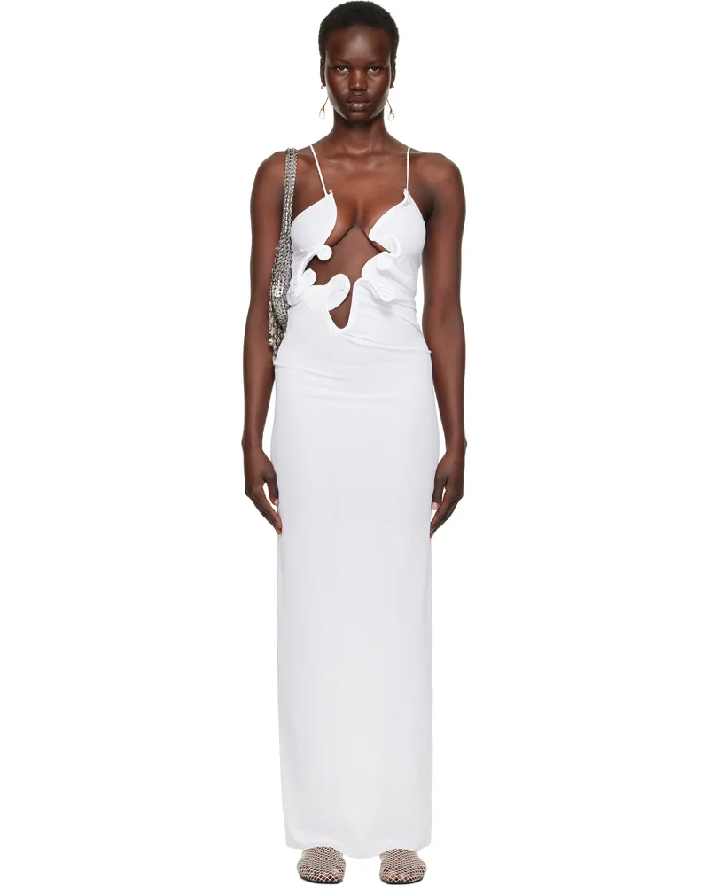 Christopher Esber White Molded Venus Maxi Dress White