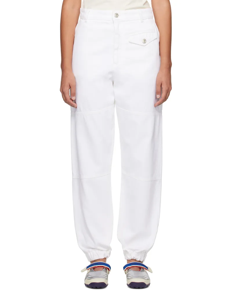 Wales Bonner White Flight Jeans White