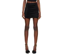 Black Maroon Miniskirt