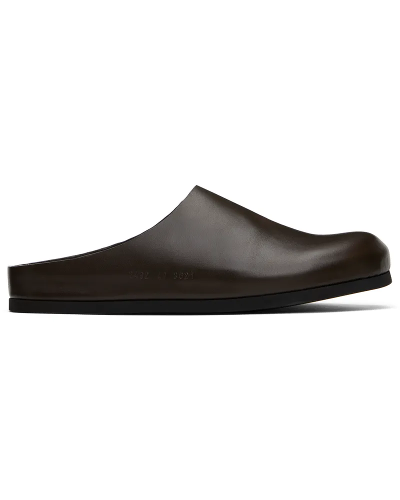 Common Projects Brown Clog Loafers 3621