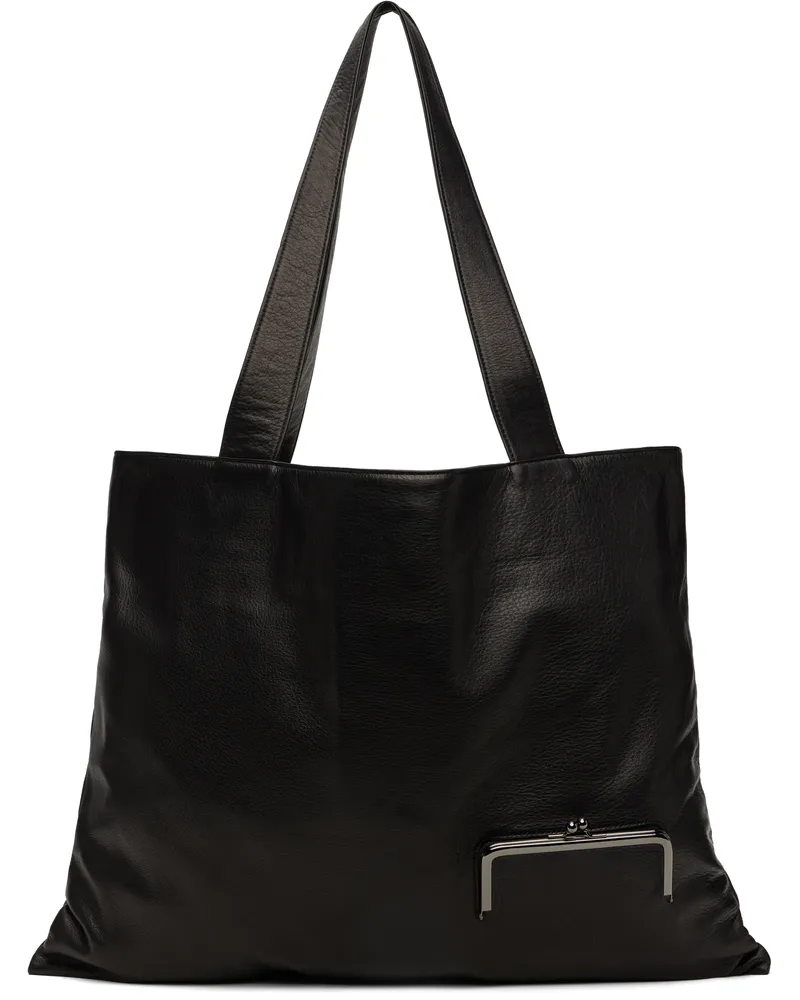 Yohji Yamamoto Black Coin Purse Tote 1