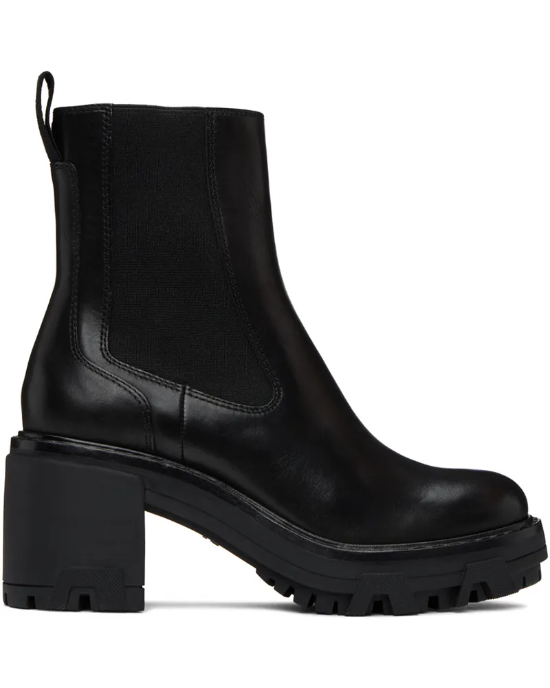Rag & Bone Black Shiloh Mid Boots Blk