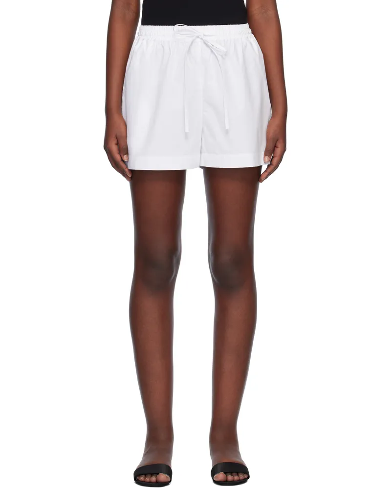 Matteau White Relaxed Shorts White