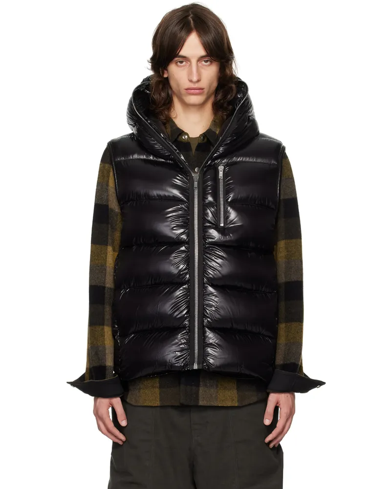 Rick Owens Black Porterville Sealed Down Vest 09
