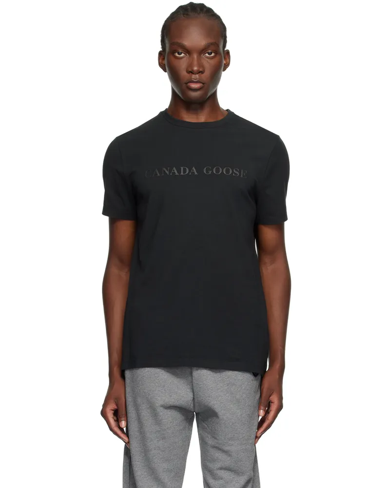 Canada Goose Black Emersen T-Shirt Black