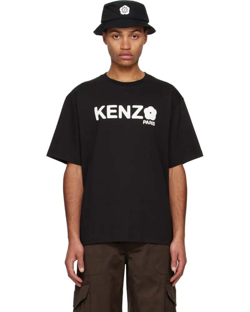Kenzo Black Kenzo Paris Oversize Boke Flower 2.0 T-shirt Black