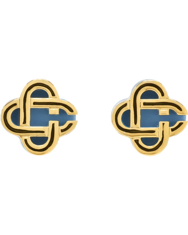 Casablanca Paris Hiking Stacked Earrings Gold