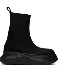 DRKSHDW by Rick Owens Black Beatle Abstract Chelsea Boots Black