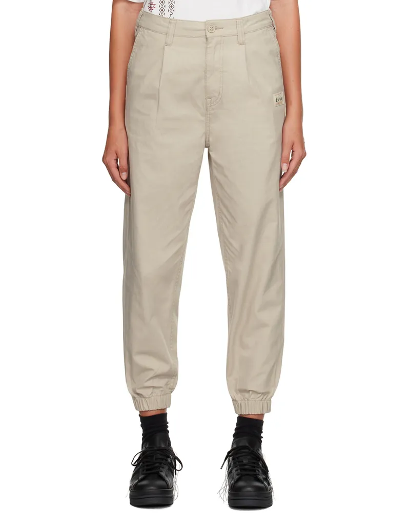 Evisu Khaki Nomadic Trousers Khaki
