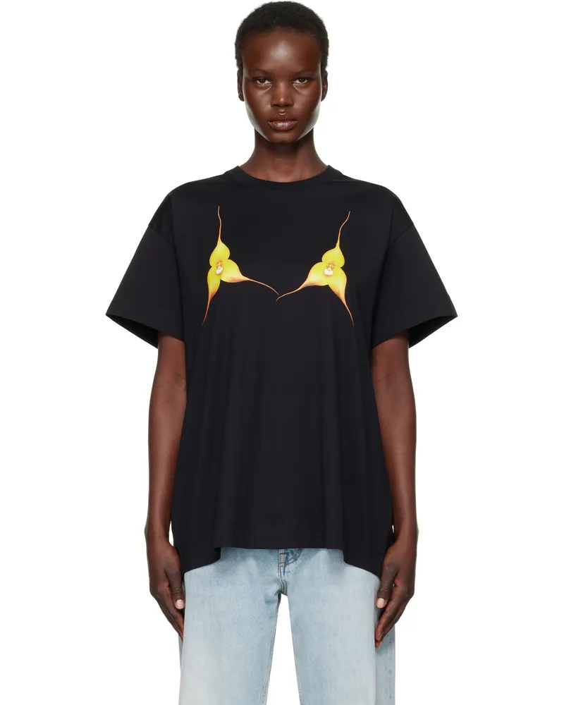 Givenchy Black Oversize Fit T-shirt 001-black