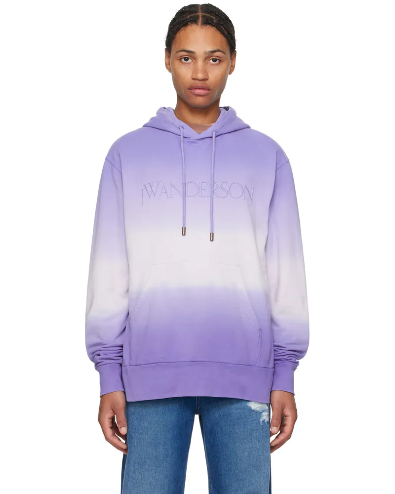 J.W.Anderson Purple Gradient Hoodie 748