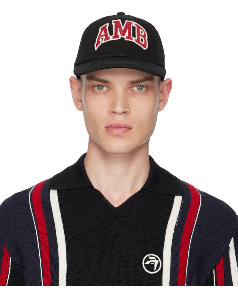 AMBUSH Black 'AMB' Baseball Cap Black