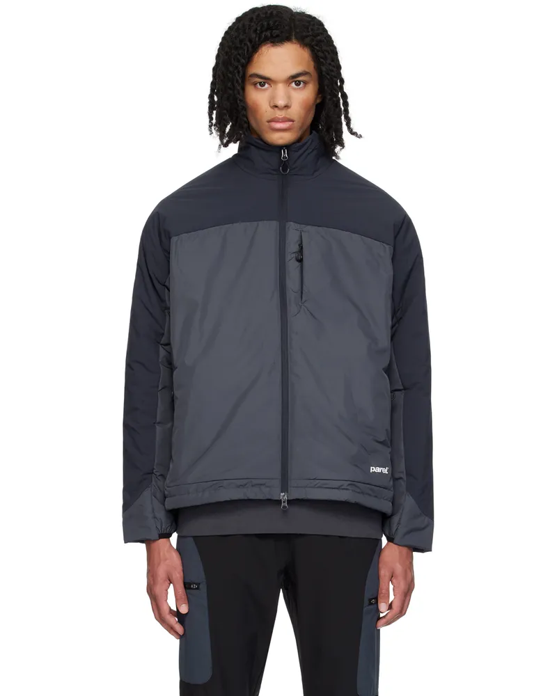 Parel Studios Navy & Gray Cana Jacket Navy