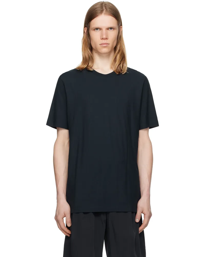 Norse Projects Navy Jakob Cotton Crêpe T-shirt Dark