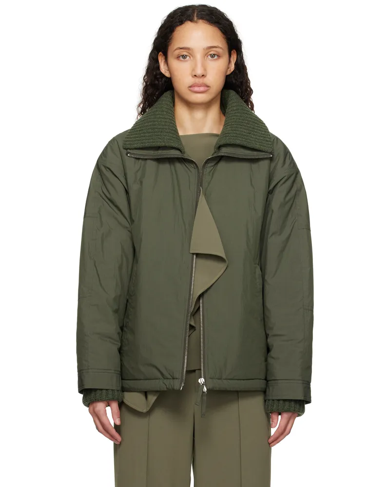 Proenza Schouler Green Proenza Schouler White Label Veronica Jacket Dark