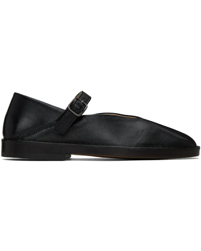 Christophe Lemaire Black Ballerina Loafers Bk999