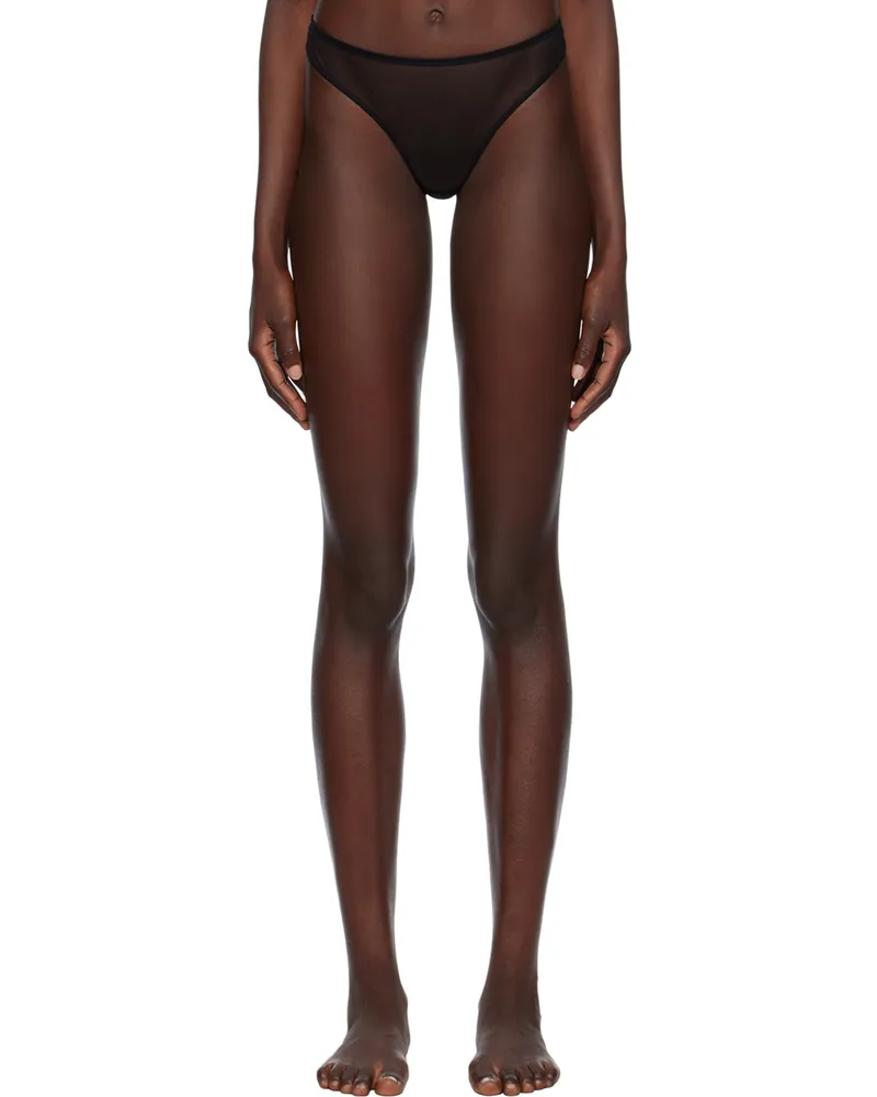 Agent Provocateur Black Lucky Thong 001