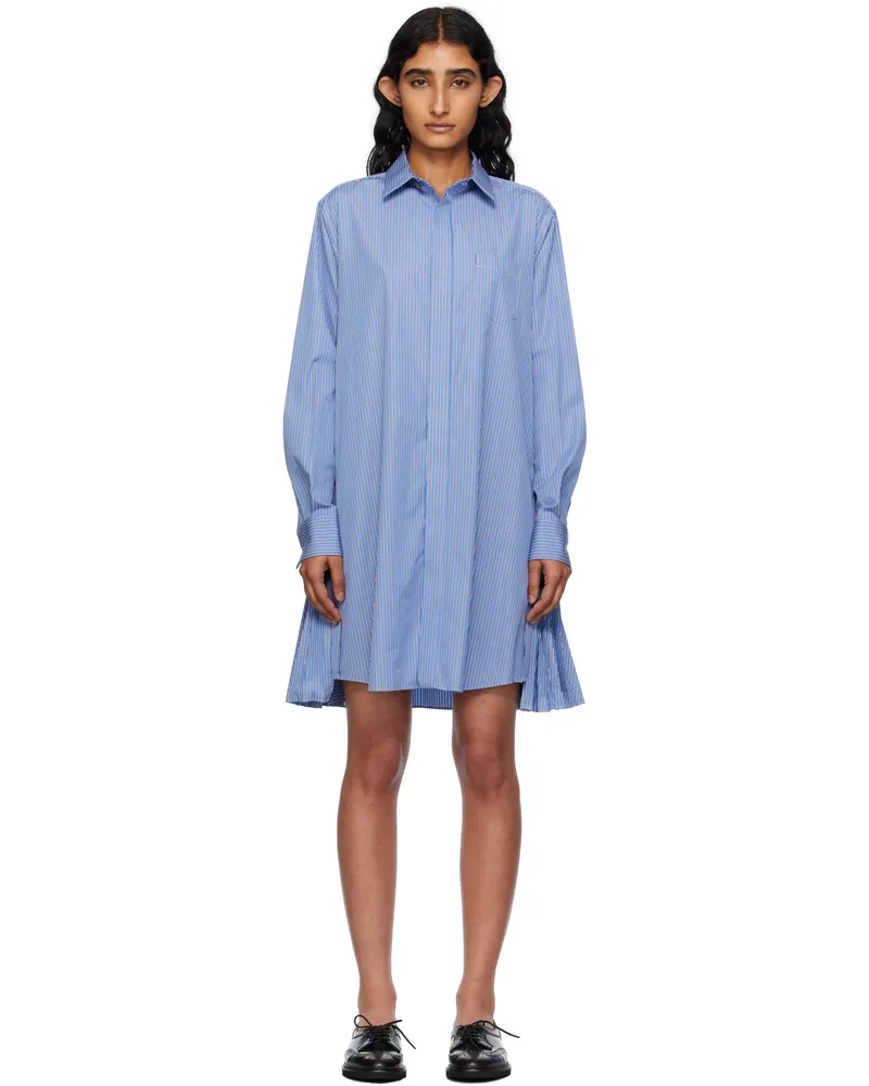 Sacai Blue Poplin Minidress 421