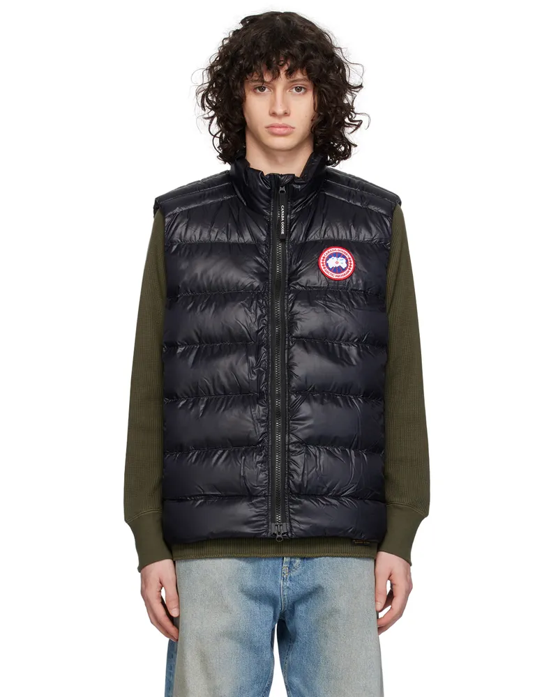 Canada Goose Black Crofton Down Vest Black