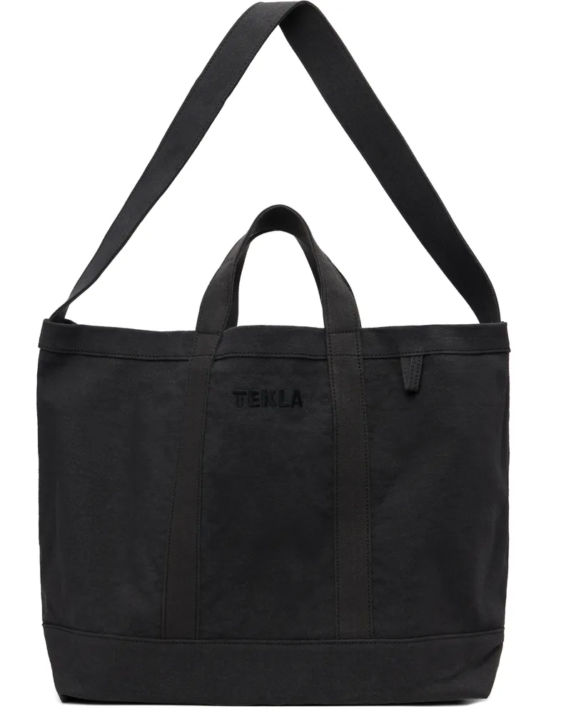 TEKLA Black Beach Tote Black