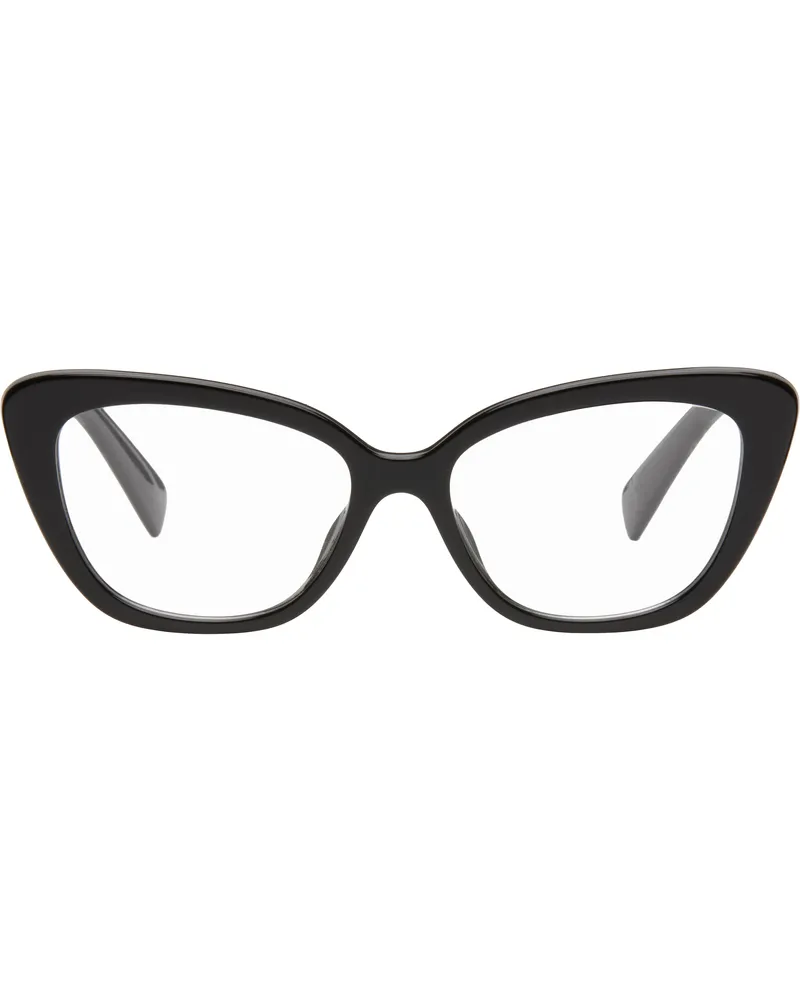 Miu Miu Black Cat Eye Acetate Glasses 1ab1o1