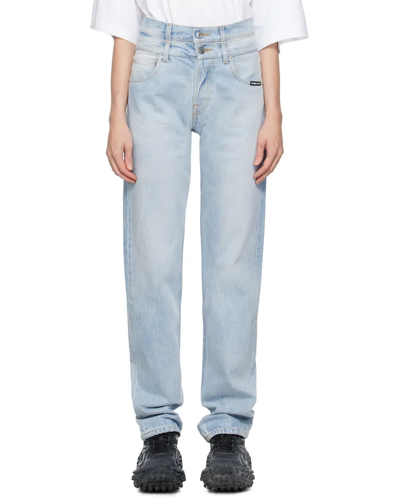 VTMNTS Blue Double Waist Jeans Light