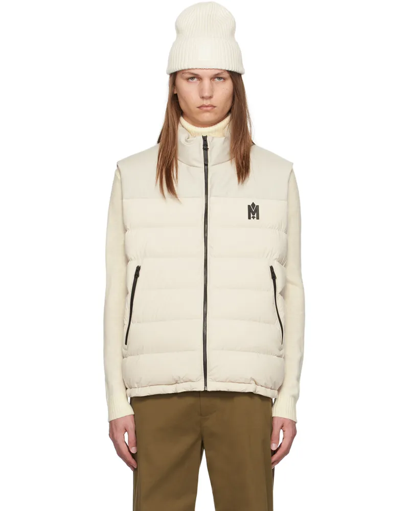 Mackage Beige Bobbie Down Vest Trench