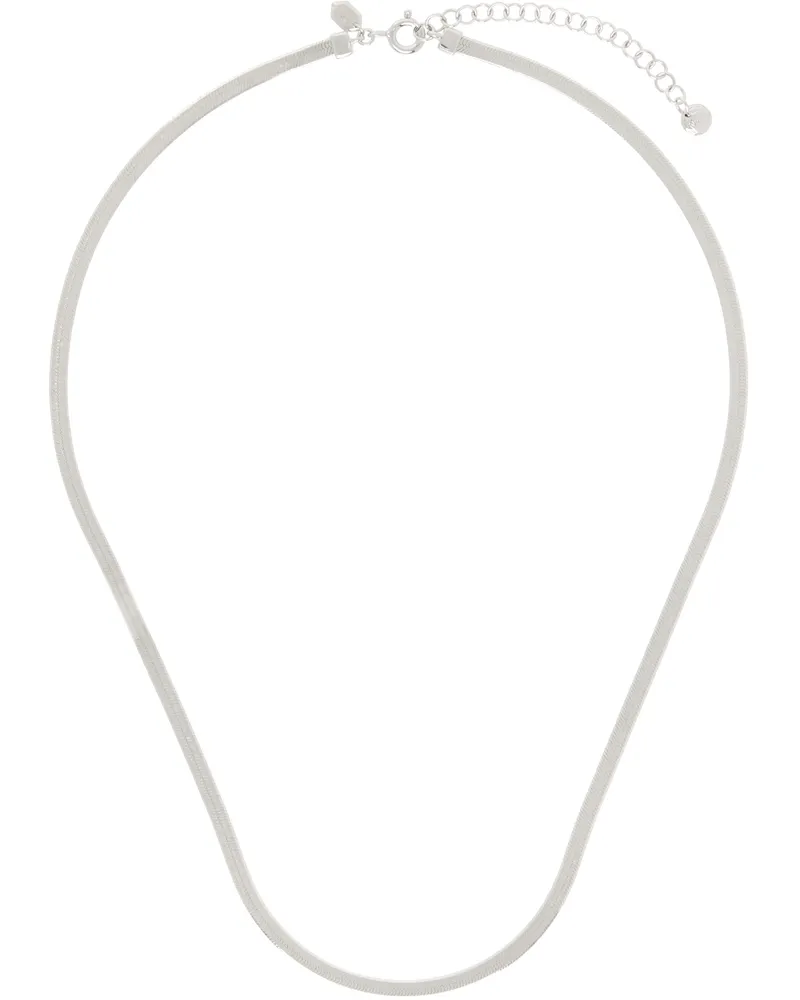 Maria Black Silver Mio Chain Necklace Silver