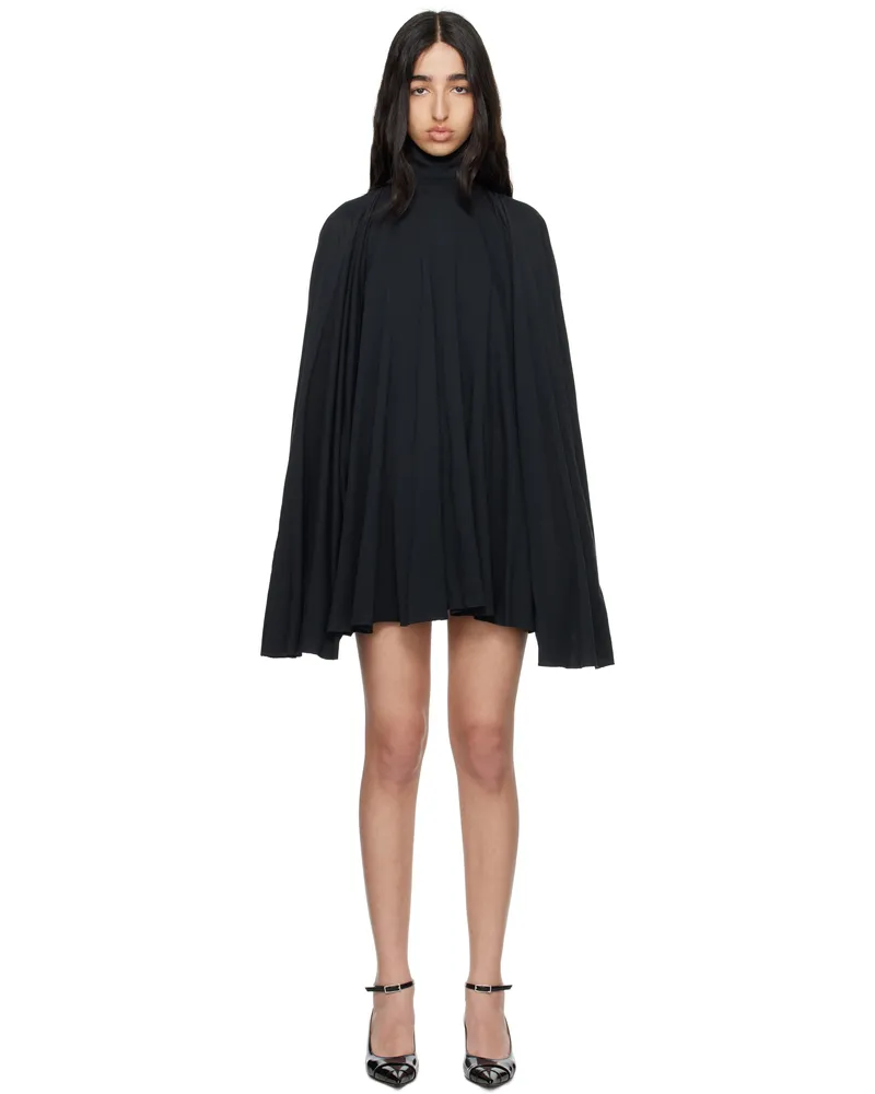 Maison Margiela Black Basic Jersey Minidress 900