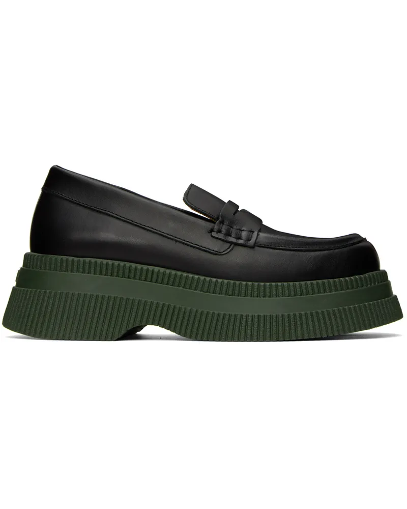 Ganni Black Wallaby Creepers Loafers 856