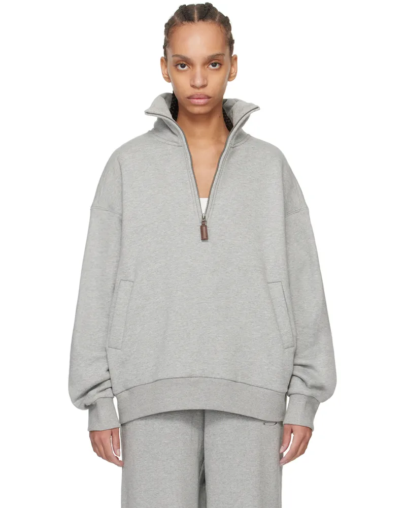 Fax Copy Express SSENSE Exclusive Gray Sweatshirt Grey