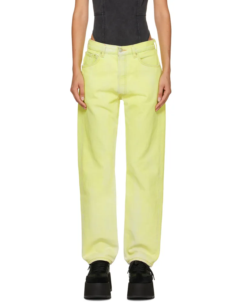NotSoNormal Green High Jeans Neon