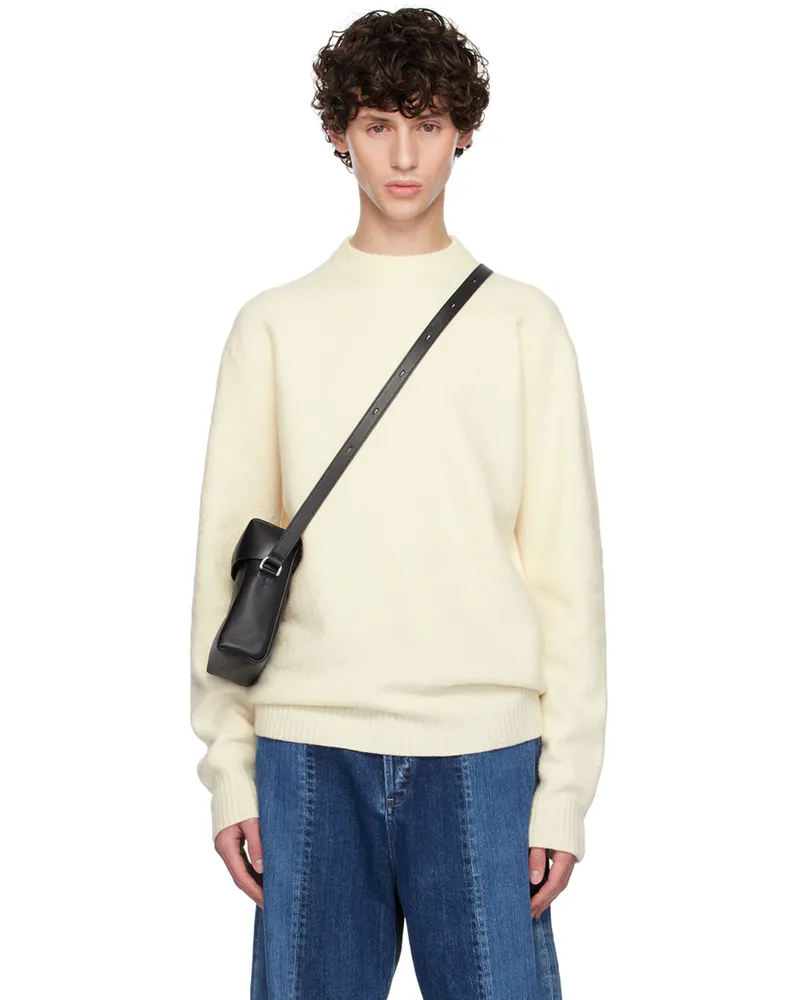 Jil Sander Off-White Crewneck Sweater 107