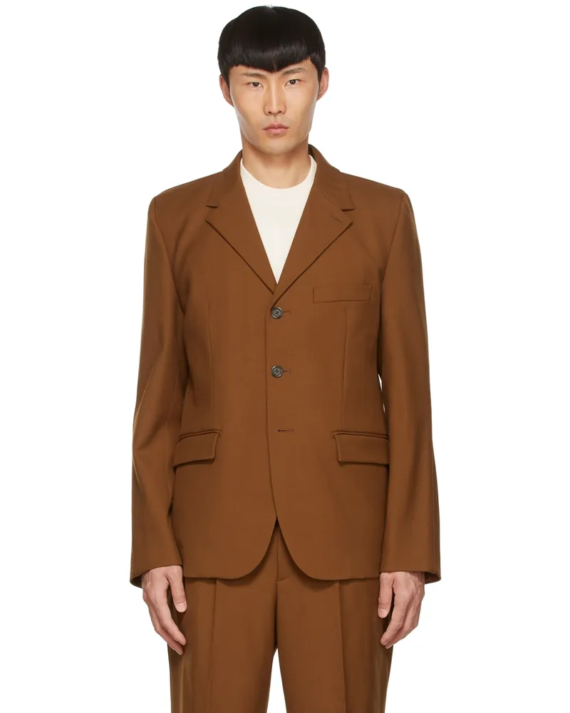 VTMNTS Brown Wool Blazer Brown