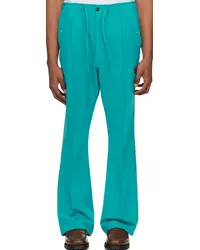 NEEDLES Blue Piping Cowboy Trousers B-turquoise