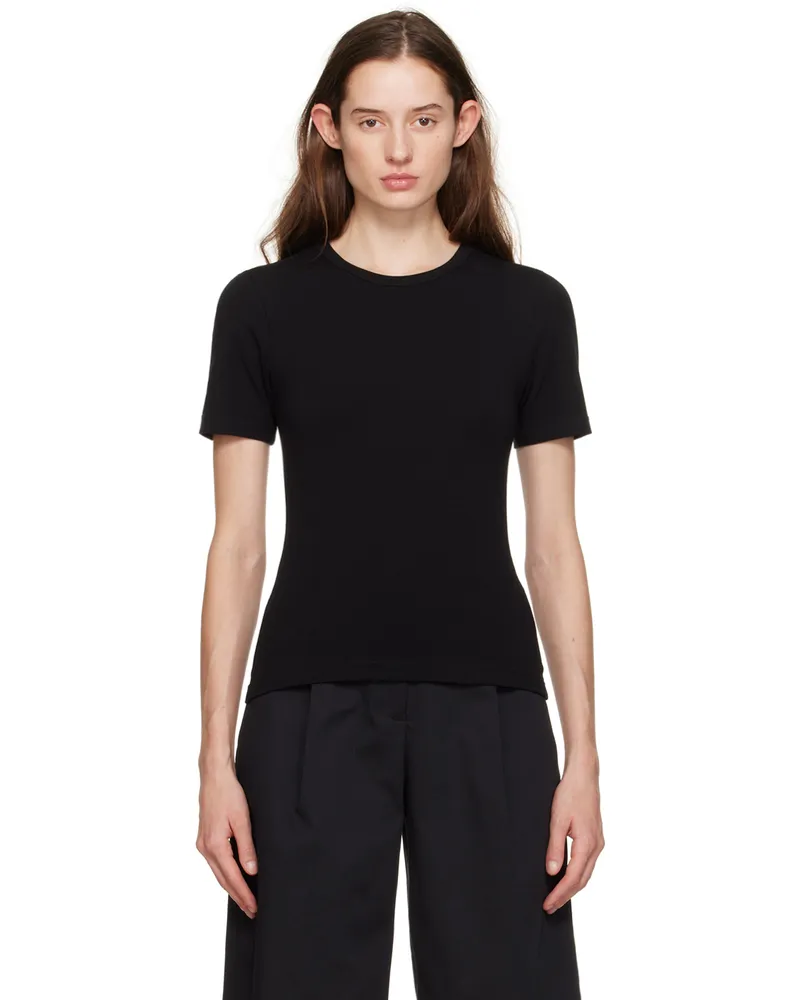 Matteau Black Fitted T-Shirt Black