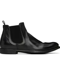 Officine Creative Italia Black Chronicle 123 Chelsea Boots Nero